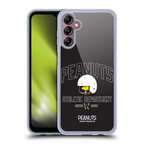 Peanuts Varsity Sports Woodstock Football Helmet Soft Gel Case for Samsung Galaxy A14 5G