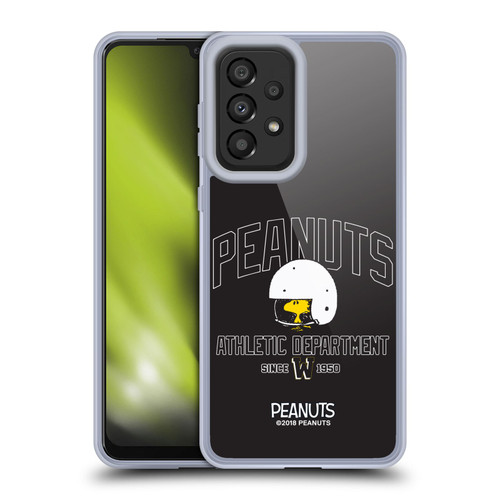 Peanuts Varsity Sports Woodstock Football Helmet Soft Gel Case for Samsung Galaxy A33 5G (2022)