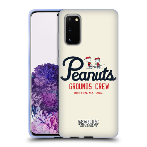 Peanuts Varsity Sports Boston Grounds Crew Soft Gel Case for Samsung Galaxy S20 / S20 5G