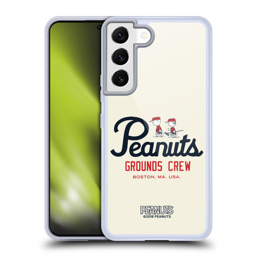 Peanuts Varsity Sports Boston Grounds Crew Soft Gel Case for Samsung Galaxy S22 5G & MagSafe