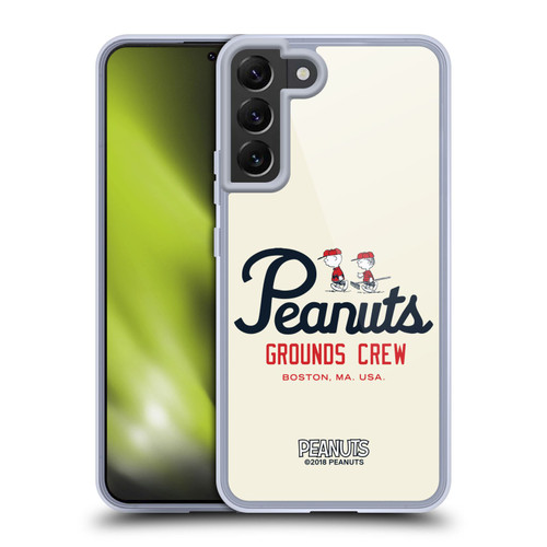 Peanuts Varsity Sports Boston Grounds Crew Soft Gel Case for Samsung Galaxy S22+ 5G & MagSafe