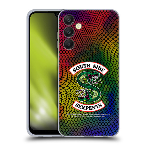 Riverdale South Side Serpents Snake Skin Print Logo Soft Gel Case for Samsung Galaxy A25 5G