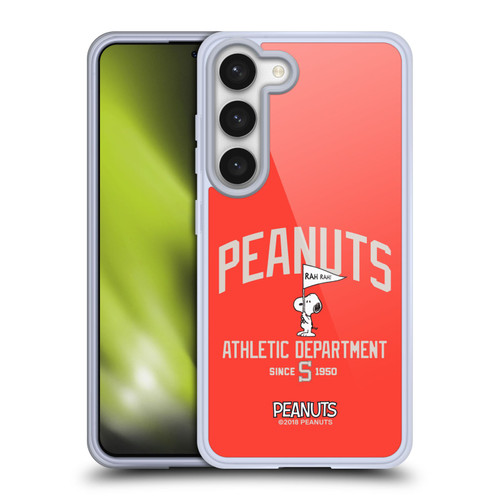 Peanuts Varsity Sports Snoopy Athletic Department Soft Gel Case for Samsung Galaxy S23 5G & MagSafe
