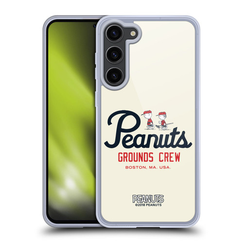 Peanuts Varsity Sports Boston Grounds Crew Soft Gel Case for Samsung Galaxy S23+ 5G & MagSafe