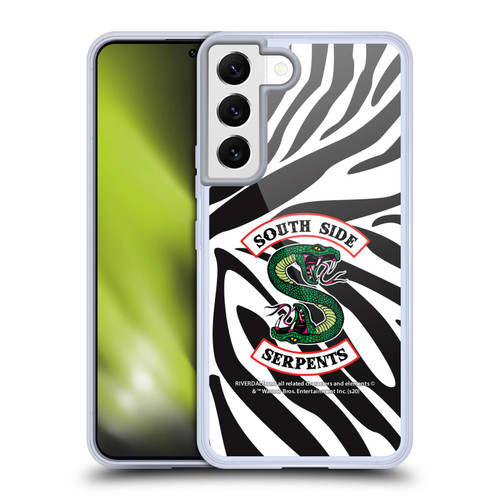 Riverdale South Side Serpents Zebra Logo Soft Gel Case for Samsung Galaxy S22 5G & MagSafe