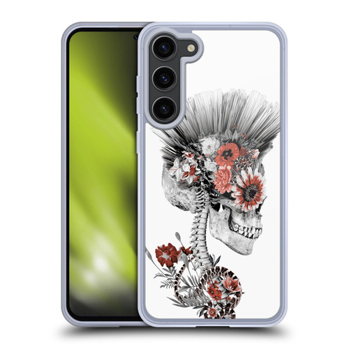 Riza Peker Skulls 5 Punk Soft Gel Case for Samsung Galaxy S23+ 5G & MagSafe