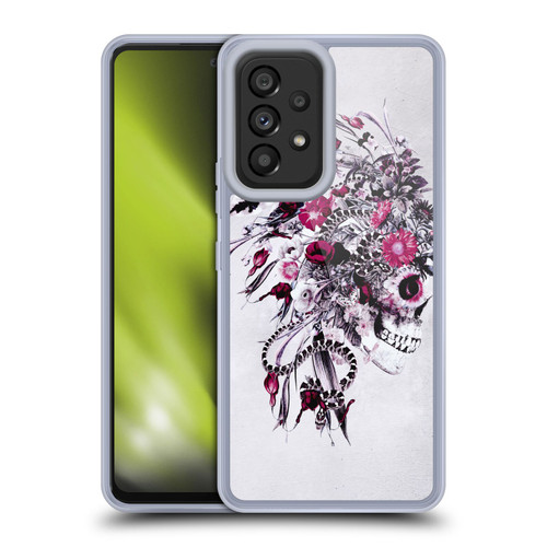 Riza Peker Skulls 6 Red Soft Gel Case for Samsung Galaxy A53 5G (2022)