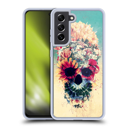 Riza Peker Skulls 6 Summer Soft Gel Case for Samsung Galaxy S21 FE 5G & MagSafe