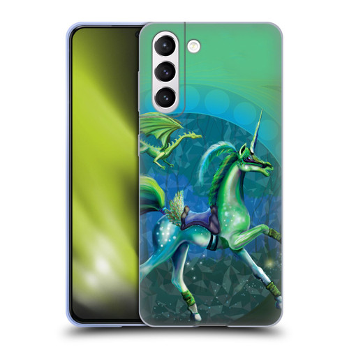 Rose Khan Unicorns Green Summer Soft Gel Case for Samsung Galaxy S21 5G & MagSafe