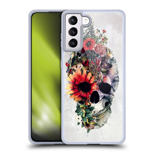 Riza Peker Skulls 6 Two Face Soft Gel Case for Samsung Galaxy S21+ 5G & MagSafe