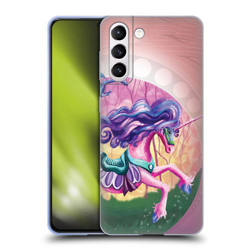 Rose Khan Unicorns Pink Spring Soft Gel Case for Samsung Galaxy S21 5G & MagSafe