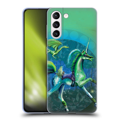 Rose Khan Unicorns Green Summer Soft Gel Case for Samsung Galaxy S21+ 5G & MagSafe