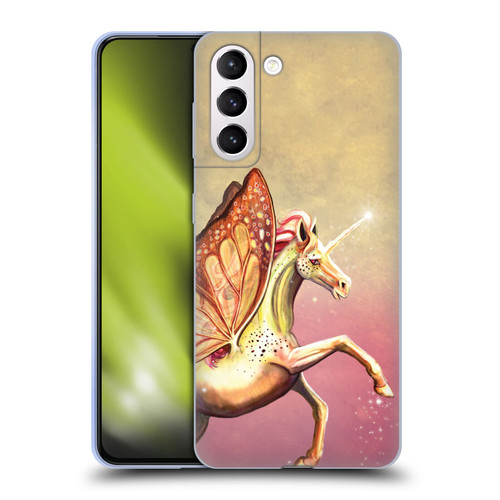 Rose Khan Unicorns Orange Tiger Lily Soft Gel Case for Samsung Galaxy S21+ 5G & MagSafe