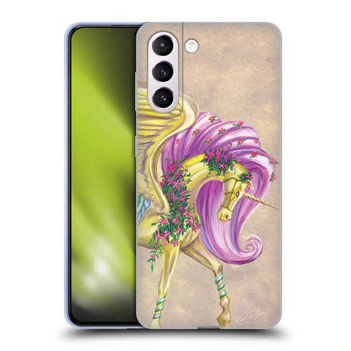 Rose Khan Unicorns Yellow Pegasus Soft Gel Case for Samsung Galaxy S21+ 5G & MagSafe