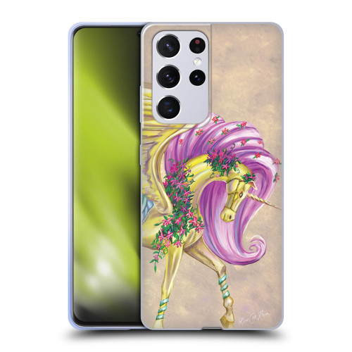 Rose Khan Unicorns Yellow Pegasus Soft Gel Case for Samsung Galaxy S21 Ultra 5G & MagSafe