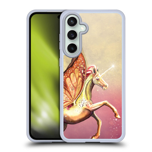 Rose Khan Unicorns Orange Tiger Lily Soft Gel Case for Samsung Galaxy S23 FE 5G & MagSafe