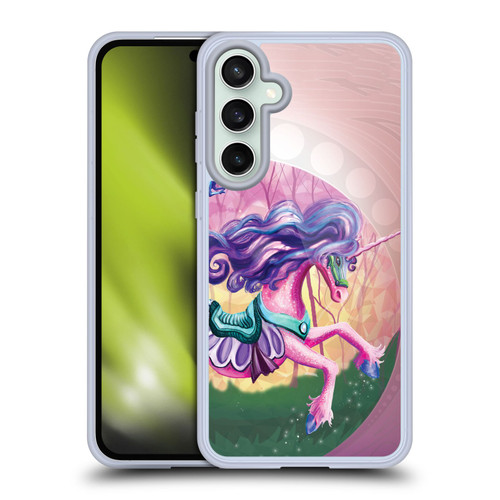Rose Khan Unicorns Pink Spring Soft Gel Case for Samsung Galaxy S23 FE 5G & MagSafe