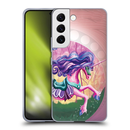 Rose Khan Unicorns Pink Spring Soft Gel Case for Samsung Galaxy S22 5G & MagSafe