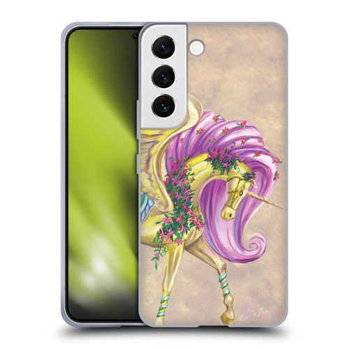 Rose Khan Unicorns Yellow Pegasus Soft Gel Case for Samsung Galaxy S22 5G & MagSafe