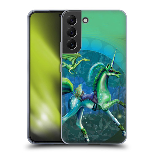 Rose Khan Unicorns Green Summer Soft Gel Case for Samsung Galaxy S22+ 5G & MagSafe