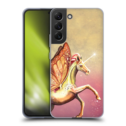 Rose Khan Unicorns Orange Tiger Lily Soft Gel Case for Samsung Galaxy S22+ 5G & MagSafe
