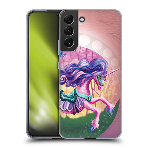 Rose Khan Unicorns Pink Spring Soft Gel Case for Samsung Galaxy S22+ 5G & MagSafe