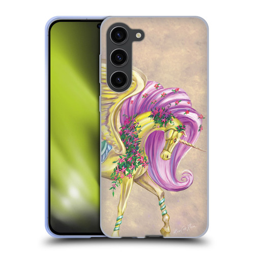 Rose Khan Unicorns Yellow Pegasus Soft Gel Case for Samsung Galaxy S23+ 5G & MagSafe