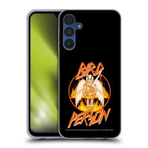 Rick And Morty Season 1 & 2 Graphics Birdperson Soft Gel Case for Samsung Galaxy A15 & MagSafe