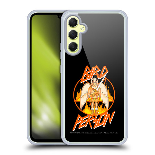Rick And Morty Season 1 & 2 Graphics Birdperson Soft Gel Case for Samsung Galaxy A34 5G