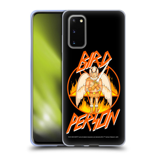 Rick And Morty Season 1 & 2 Graphics Birdperson Soft Gel Case for Samsung Galaxy S20 / S20 5G