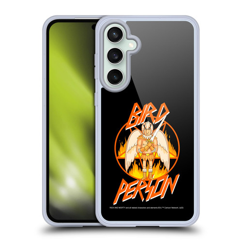 Rick And Morty Season 1 & 2 Graphics Birdperson Soft Gel Case for Samsung Galaxy S23 FE 5G & MagSafe