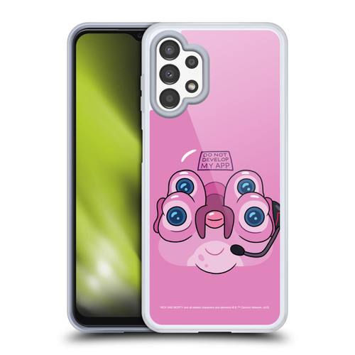 Rick And Morty Season 4 Graphics Glootie Soft Gel Case for Samsung Galaxy A13 (2022)