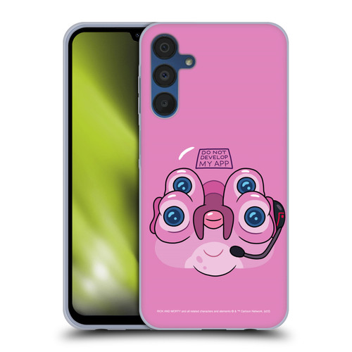 Rick And Morty Season 4 Graphics Glootie Soft Gel Case for Samsung Galaxy A15 & MagSafe