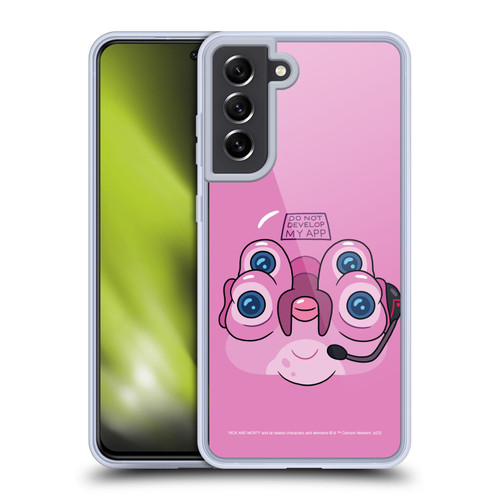Rick And Morty Season 4 Graphics Glootie Soft Gel Case for Samsung Galaxy S21 FE 5G & MagSafe