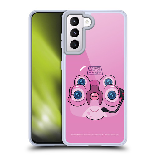 Rick And Morty Season 4 Graphics Glootie Soft Gel Case for Samsung Galaxy S21 5G & MagSafe