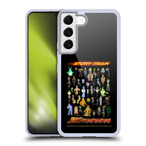 Rick And Morty Season 4 Graphics Story Train Soft Gel Case for Samsung Galaxy S22 5G & MagSafe