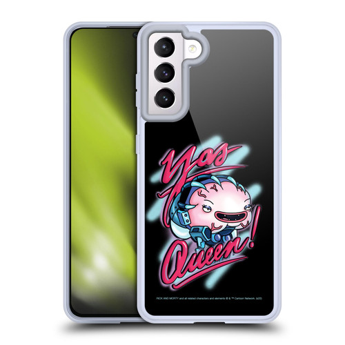 Rick And Morty Season 5 Graphics Yas Queen! Soft Gel Case for Samsung Galaxy S21 5G & MagSafe