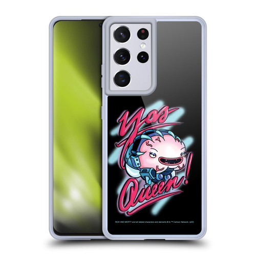 Rick And Morty Season 5 Graphics Yas Queen! Soft Gel Case for Samsung Galaxy S21 Ultra 5G & MagSafe