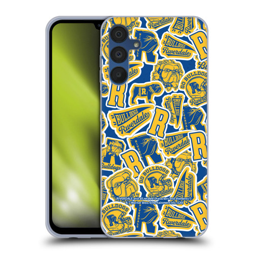 Riverdale Art Icons Patterns Soft Gel Case for Samsung Galaxy A15 & MagSafe