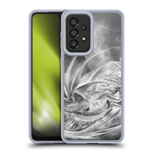 Ruth Thompson Dragons Silver Ice Soft Gel Case for Samsung Galaxy A33 5G (2022)