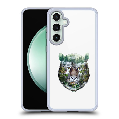 Riza Peker Animal Abstract Tiger Nature Soft Gel Case for Samsung Galaxy S23 FE 5G & MagSafe