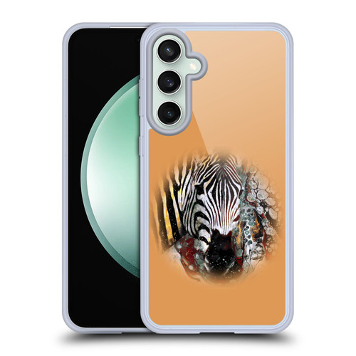 Riza Peker Animal Abstract Zebra Abstract Soft Gel Case for Samsung Galaxy S23 FE 5G & MagSafe