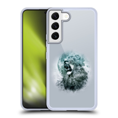 Riza Peker Animal Abstract Roaring Clouds Soft Gel Case for Samsung Galaxy S22 5G & MagSafe