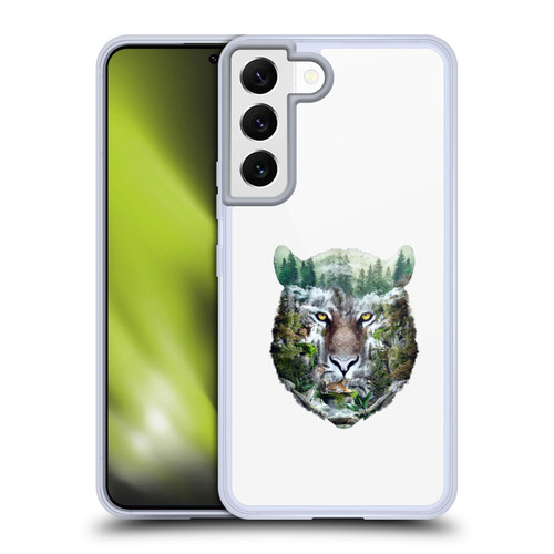 Riza Peker Animal Abstract Tiger Nature Soft Gel Case for Samsung Galaxy S22 5G & MagSafe