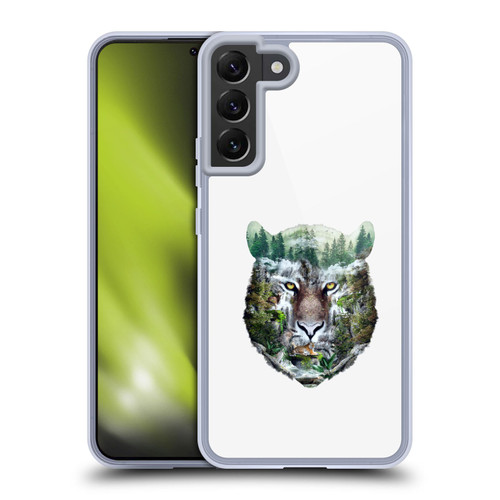 Riza Peker Animal Abstract Tiger Nature Soft Gel Case for Samsung Galaxy S22+ 5G & MagSafe