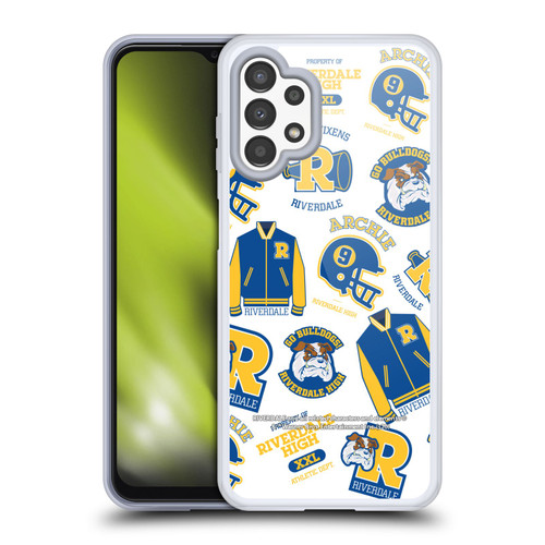 Riverdale Graphics 2 Bulldogs & Vixens Pattern Soft Gel Case for Samsung Galaxy A13 (2022)