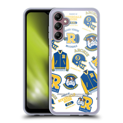 Riverdale Graphics 2 Bulldogs & Vixens Pattern Soft Gel Case for Samsung Galaxy A14 5G