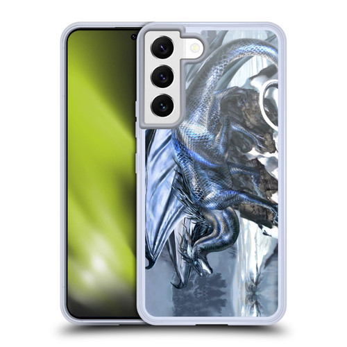 Ruth Thompson Dragons Silverblood Soft Gel Case for Samsung Galaxy S22 5G & MagSafe