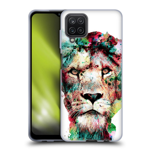 Riza Peker Animals The King Soft Gel Case for Samsung Galaxy A12 (2020)