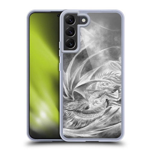 Ruth Thompson Dragons Silver Ice Soft Gel Case for Samsung Galaxy S22+ 5G & MagSafe
